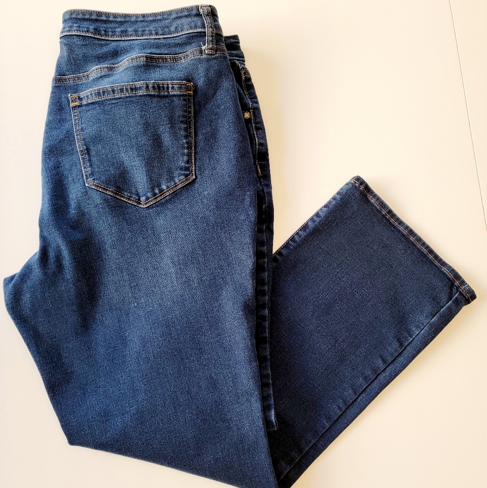 Evri plus size bootcut jeans size 18w for women